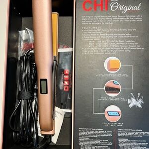 CHI Original Digital Hair Straightener in Rose Gold 1.25”